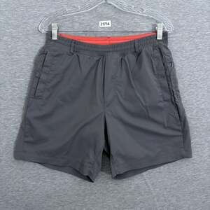 Birddogs Men's Size Large Regular Gray Lined 7" Inseam Activewear Shorts